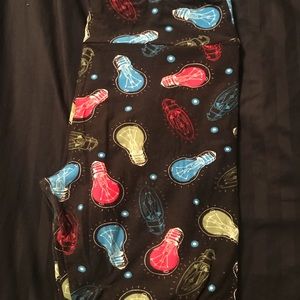 TC lularoe light bulb leggings